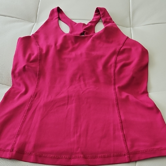 Eddie Bauer Pink Sleeveless Fitted Tank Top - Picture 1 of 3